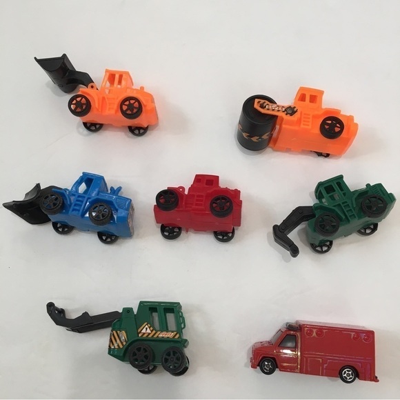 Truck Lots of 7 Construction Cars Vehicles - Picture 8 of 11